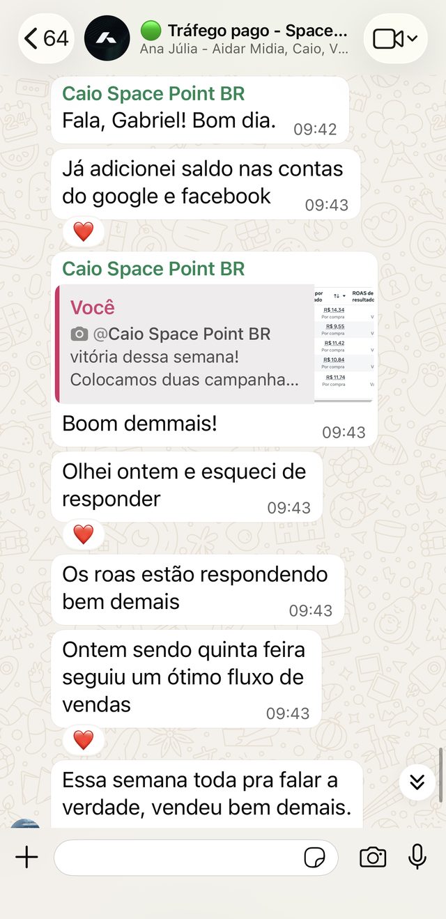 Depoimento de cliente da Aidar Mídia Digital