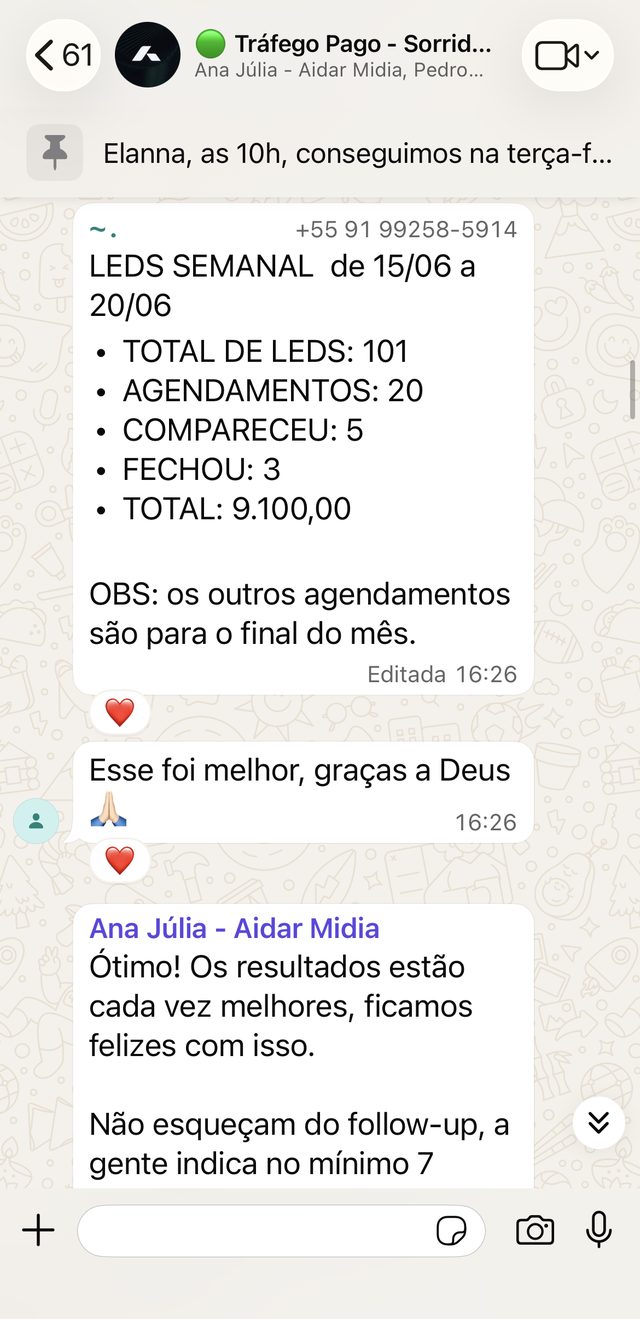 Depoimento de cliente da Aidar Mídia Digital